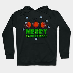 Christmas Rockin' Robins Hoodie